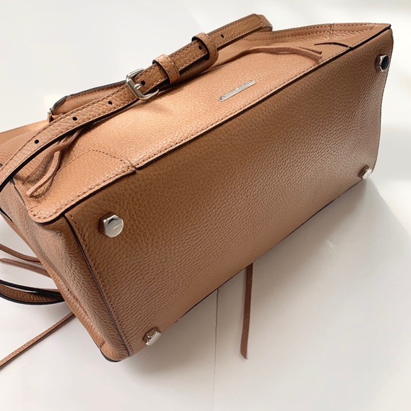 LAST | regan pebbled leather satchel tote | - Picture 9 of 15